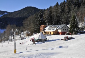 Hotel U Modrinu-winter